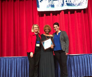 Dr. Adiaha Strange Receives the Exceptional Children Educator of Excellence Award