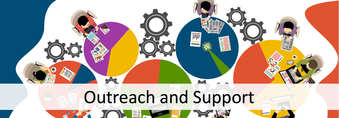 outreach and support banner