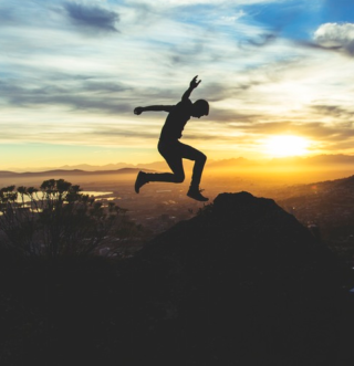 person jumping