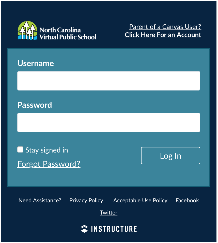 ncvirtual canvas login