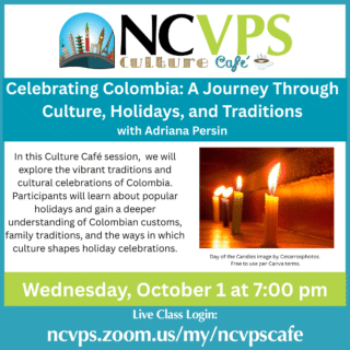 promotion featuring an image of lit candles for the Day of Candles