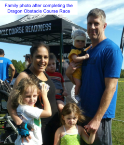 Melissa Barnhart and her family.